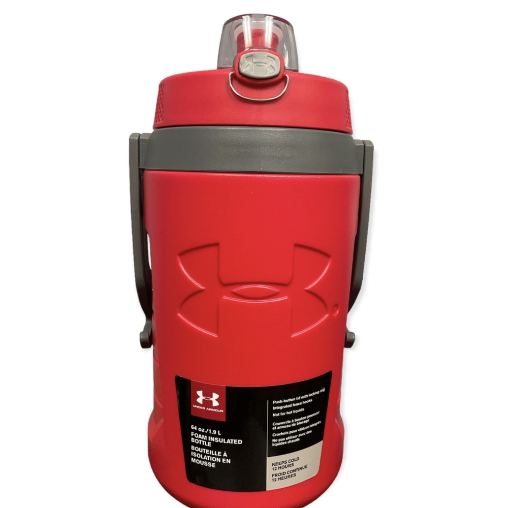 Under Armour 64 Ounce Foam Insulated Hydration Bottle, Red